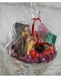 Christmas Gourmet Gift with Champagne and Sweets in Norway packed in cellophan