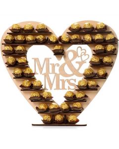 Ferrero Rocher Mr and Mrs stand,
Sjokolade gaver nettbutikk, sjokolade konfekt nettbutikk, sende sjokolade på døra, konfekt på døra, konfekt gaver på nett, sjokolade som gaver, sjokoladekurv gaver, fruktkurv som gaver,