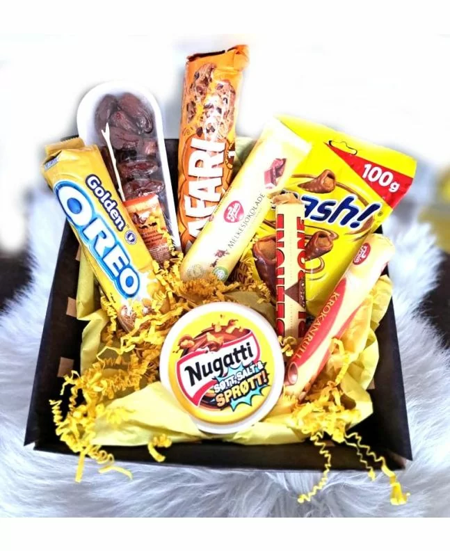 Sunny Orange Corporate Basket
