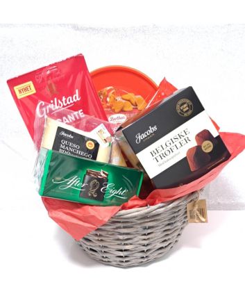 Gourmet Juleglede, Gourmet Juleglede, julegaver til ansatte, send julegaver, julegavekurv, gourmet juleglede, eksklusiv julegave, ost og sjokolade, julegave med marsipan, gavekurv til jul, julegaver på døren, julegavelevering Norge