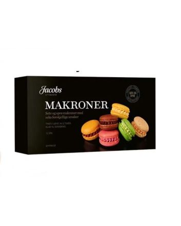 Macarons French. 12 pieces 144g Jacobs
